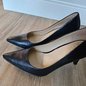 Naturalizer Anna Pointed Toe Heels Black 6w - image 1